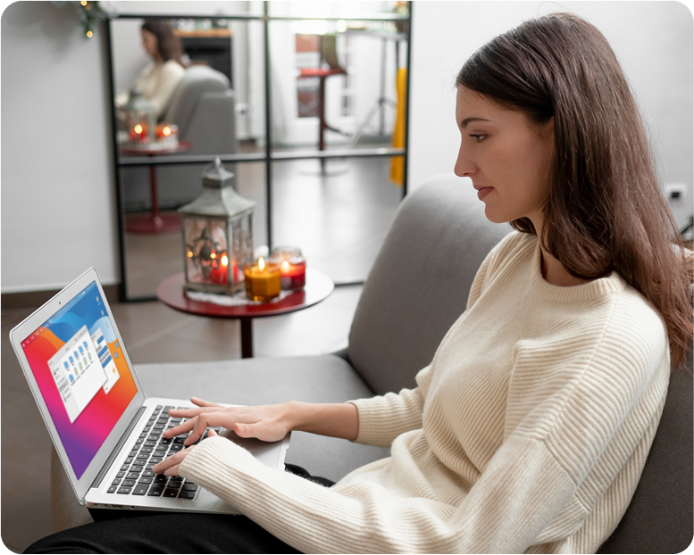 Online voting interface